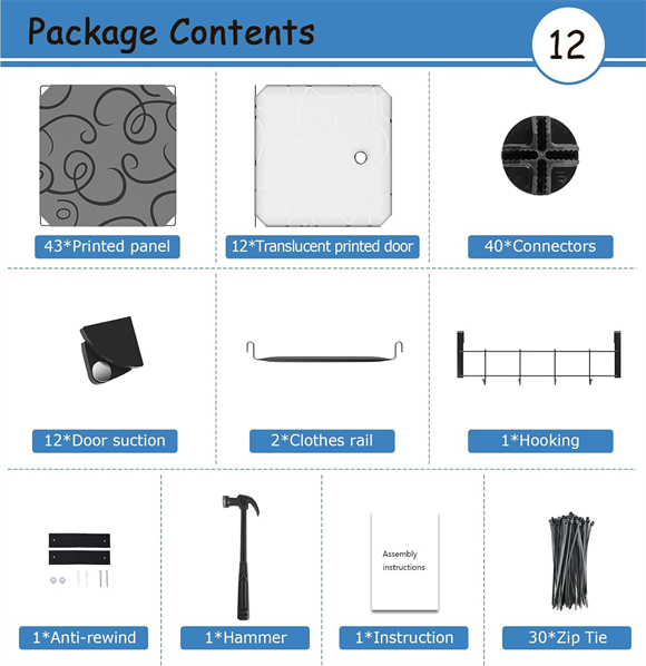 plastic wardrobe